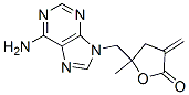CAS#: 105970-03-4, 5-[(6-Aminopurin-9-Yl)Methyl]-5-Methyl-3-Methylideneoxolan-2-One