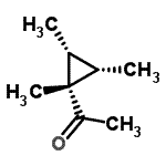 CAS 登录号：106011-88-5， 1-[(1S,2R,3S)-1,2,3-三甲基环丙基]乙酮