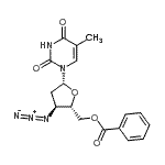 CAS#: 106060-78-0, 3'-Azido-5'-O-Benzoyl-2',3'-Dideoxy-3,4-Dihydrothymidine