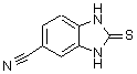 CAS 登录号：106135-31-3， 2-硫代-2,3-二氢-1H-苯并咪唑-5-甲腈