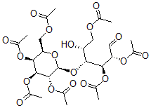 CAS#: 106256-88-6, [(2R,3S,4S,5R,6S)-3,5-Diacetyloxy-2-(Acetyloxymethyl)-6-[(2R,3R,4S,5R)-1,4,5-Triacetyloxy-2-Hydroxy-6-Oxohexan-3-Yl]Oxyoxan-4-Yl] Acetate