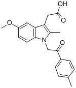 CAS#: 106287-91-6, 2-[5-Methoxy-2-Methyl-1-[2-(4-Methylphenyl)-2-Oxoethyl]Indol-3-Yl]Acetic Acid