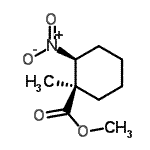 CAS 登录号：106334-37-6， 甲基(1R,2S)-1-甲基-2-硝基环己甲酸酯
