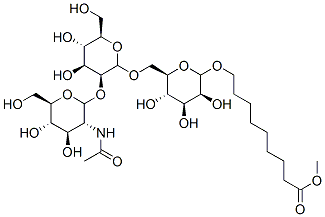 CAS#: 106444-87-5, 8-Methoxycarbonyloctyl 6-O-(2-O-(2-acetamido-2-deoxyglucopyranosyl)mannopyranosyl)mannopyranoside