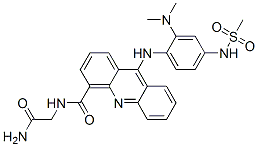 CAS#: 106521-52-2, N-(2-Amino-2-Oxoethyl)-9-[(2-Dimethylamino-4-Methanesulfonamidophenyl)Amino]Acridine-4-Carboxamide
