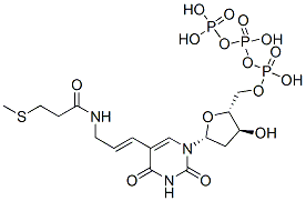 CAS#: 106542-91-0, 5-(3-((3-(Methylthio)propionyl)amino)-1-propenyl)-2'-deoxyuridine-5'-triphosphate
