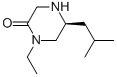 CAS 登录号：106576-32-3， (S)-1-乙基-5-(2-甲基丙基)-哌嗪酮