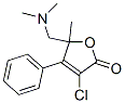 CAS 登录号：106609-76-1， 3-氯-5-(二甲基氨基甲基)-5-甲基-4-苯基呋喃-2-酮
