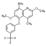 CAS#: 106635-86-3, 2,6-Dimethoxy-4-Methyl-5-[3-(Trifluoromethyl)Phenoxy]-8-Quinolinamine