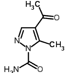 CAS#: 106659-98-7, 4-Acetyl-5-Methyl-1H-Pyrazole-1-Carboxamide