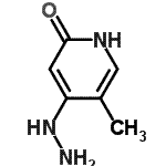 CAS 登录号：106689-40-1， 4-肼基-5-甲基-2(1H)-吡啶酮