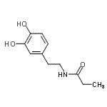 CAS 登录号：106827-66-1， N-[2-(3,4-二羟基苯基)乙基]丙酰胺