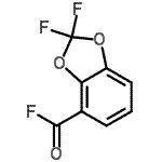 CAS 登录号：106876-56-6， 2,2-二氟-1,3-苯并二氧戊环-4-羰基氟化物