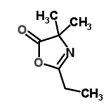 CAS#: 106897-29-4, 2-Ethyl-4,4-Dimethyl-1,3-Oxazol-5(4H)-One