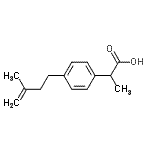 CAS#: 106897-81-8, 2-[4-(3-Methyl-3-Buten-1-Yl)Phenyl]Propanoic Acid
