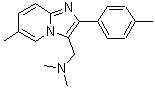 CAS#: 106961-33-5, N,N-Dimethyl-1-[6-Methyl-2-(p-Tolyl)Imidazo[3,2-a]Pyridin-3-Yl]Methanamine