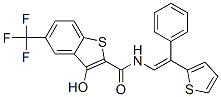 CAS#: 107008-29-7, (2E)-2-[Hydroxy-[[(E)-2-Phenyl-2-Thiophen-2-Ylethenyl]Amino]Methylidene]-5-(Trifluoromethyl)-1-Benzothiophen-3-One