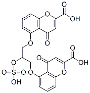 CAS#: 107032-81-5, 5-[3-(2-Carboxy-4-Oxochromen-5-Yl)Oxy-2-Sulfooxypropoxy]-4-Oxochromene-2-Carboxylic Acid