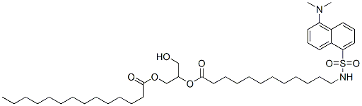 CAS#: 107141-09-3, [(2S)-2-[12-[(5-Dimethylaminonaphthalen-1-Yl)Sulfonylamino]Dodecanoyloxy]-3-Hydroxypropyl] Tetradecanoate