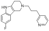 CAS#: 107266-06-8, 8-Fluoro-2-(3-Pyridin-3-Ylpropyl)-1,3,4,5-Tetrahydropyrido[4,3-b]Indole Hydrochloride
