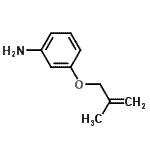CAS#: 107268-37-1, 3-[(2-Methyl-2-Propen-1-Yl)Oxy]Aniline