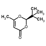 CAS#: 107289-20-3, (2R)-6-Methyl-2-(2-Methyl-2-Propanyl)-4H-1,3-Dioxin-4-One