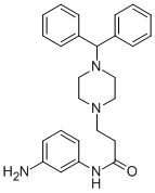 CAS#: 107314-43-2, N-(3-Aminophenyl)-3-[4-[Di(Phenyl)Methyl]Piperazin-1-Yl]Propanamide