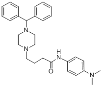 CAS#: 107314-46-5, N-(4-Dimethylaminophenyl)-4-[4-[Di(Phenyl)Methyl]Piperazin-1-Yl]Butanamide