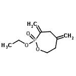 CAS#: 107345-44-8, 2-Ethoxy-3,5-Bis(Methylene)-1,2-Oxaphosphepane 2-Oxide