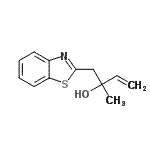 CAS#: 107401-64-9, 1-(1,3-Benzothiazol-2-Yl)-2-Methyl-3-Buten-2-Ol