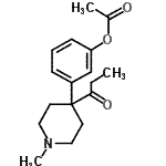 CAS#: 107419-07-8, 3-(1-Methyl-4-Propionyl-4-Piperidinyl)Phenyl Acetate