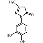 CAS#: 107430-41-1, 2-(3,4-Dihydroxyphenyl)-5-Methyl-2,4-Dihydro-3H-Pyrazol-3-One