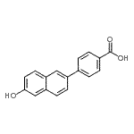 CAS#: 107430-57-9, 4-(6-Hydroxy-2-Naphthyl)Benzoic Acid