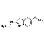CAS#: 107468-62-2, N-Ethyl-6-Methoxy-1,3-Benzothiazol-2-Amine