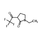CAS#: 107470-29-1, 1-Ethyl-3-(Trifluoroacetyl)-2-Pyrrolidinone