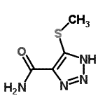 CAS#: 107487-63-8, 4-(Methylsulfanyl)-1H-1,2,3-Triazole-5-Carboxamide