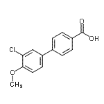 CAS#: 107517-13-5, 4-(3-Chloro-4-Methoxy-Phenyl)Benzoic Acid