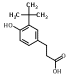 CAS#: 107551-67-7, 3-[4-Hydroxy-3-(2-Methyl-2-Propanyl)Phenyl]Propanoic Acid