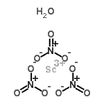 CAS 登录号：107552-14-7， 钪硝酸盐水合物(1:3:1)