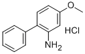CAS#: 107624-16-8, 4-Methoxy-[1,1'-Biphenyl]-2-Amine Hydrochloride (1:1)