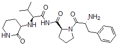 CAS#: 107759-05-7, (2S)-1-[(2R)-2-Amino-3-Phenylpropanoyl]-N-[(2S)-3-Methyl-2-[(2-Oxopiperidin-3-Yl)Amino]Butanoyl]Pyrrolidine-2-Carboxamide
