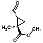 CAS#: 107804-95-5, Methyl (1R,2R)-2-Formyl-1-Methylcyclopropanecarboxylate