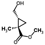 CAS#: 107805-14-1, Methyl (1R,2R)-2-(Hydroxymethyl)-1-Methylcyclopropanecarboxylate