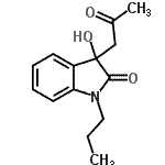 CAS#: 107864-79-9, 3-Hydroxy-3-(2-Oxopropyl)-1-Propyl-1,3-Dihydro-2H-Indol-2-One