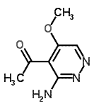 CAS#: 107890-47-1, 1-(3-Amino-5-Methoxy-4-Pyridazinyl)Ethanone