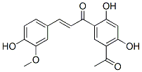 CAS 登录号：108051-28-1， (E)-1-(5-乙酰基-2,4-二羟基苯基)-3-(4-羟基-3-甲氧基苯基)丙-2-烯-1-酮