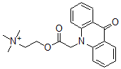 CAS#: 108119-59-1, Trimethyl-[2-[2-(9-Oxoacridin-10-Yl)Acetyl]Oxyethyl]Azanium