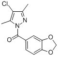 CAS#: 108132-61-2, 1,3-Benzodioxol-5-Yl-(4-Chloro-3,5-Dimethylpyrazol-1-Yl)Methanone