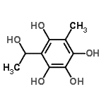 CAS#: 108192-46-7, 4-(1-Hydroxyethyl)-6-Methyl-1,2,3,5-Benzenetetrol