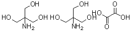 CAS 登录号：108321-13-7， 2-氨基-2-(羟基甲基)-1,3-丙烷二醇草酸盐(2:1)